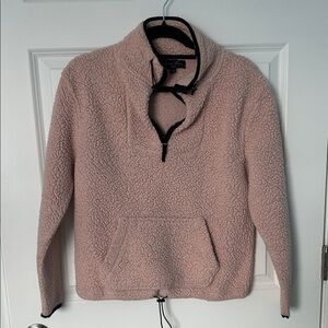 Love Tree Light Pink Sherpa Quarter Zip Pullover | Sherpa | Sherpa Quarter Zip